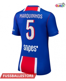 Günstige Paris Saint-Germain Marquinhos #5 Heimtrikot Damen 2026-27 Kurzarm